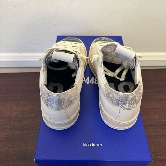 Women’s P448 leather sneakers in beige size 6-6,5 / EU36 new - Picture 13 of 16